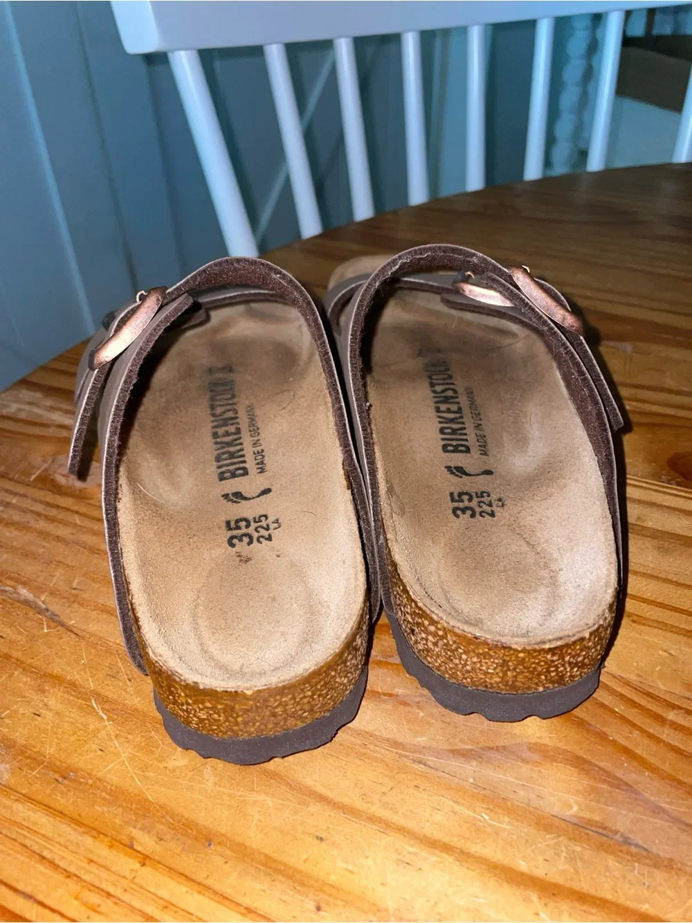 Birkenstock Arizona Mocha Sandals Sz Eu 35/US 4.5